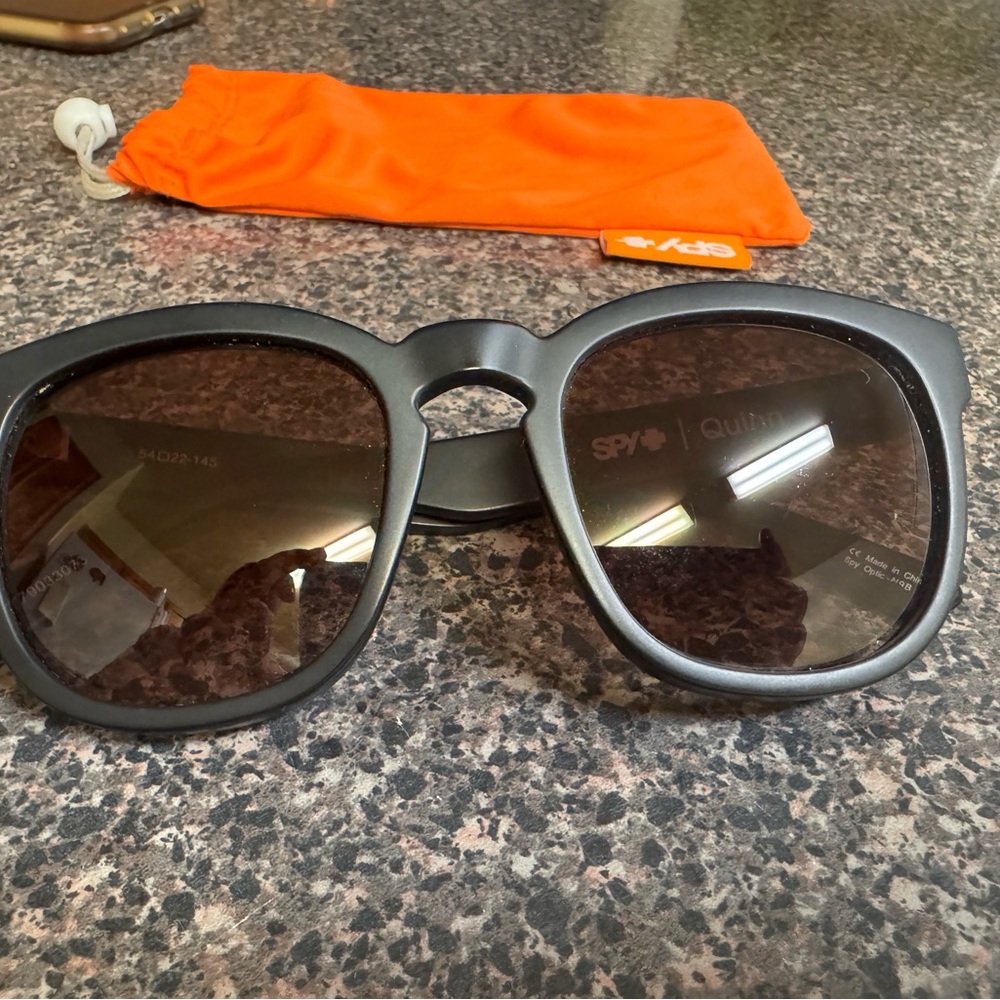 SPY Quinn Black Sunglasses
